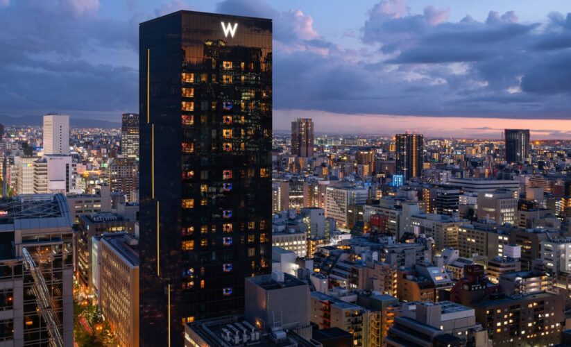 日本大阪這家神秘又高級的全黑W Hotel，奢華與時尚的完美結合