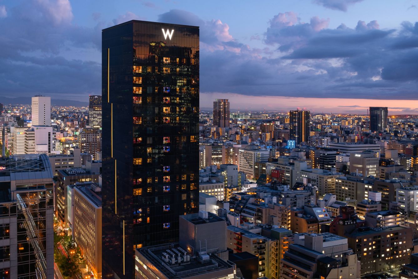 日本大阪這家神秘又高級的全黑W Hotel，奢華與時尚的完美結合