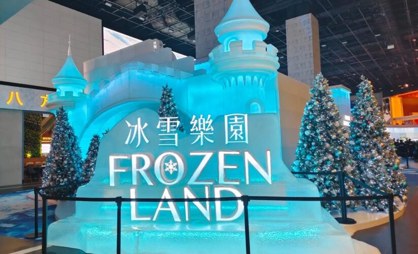 【澳門冬日童話❄️】冰雪樂園免費玩~帶上小孩來澳門室內玩雪，不用花錢就能遛娃玩一天