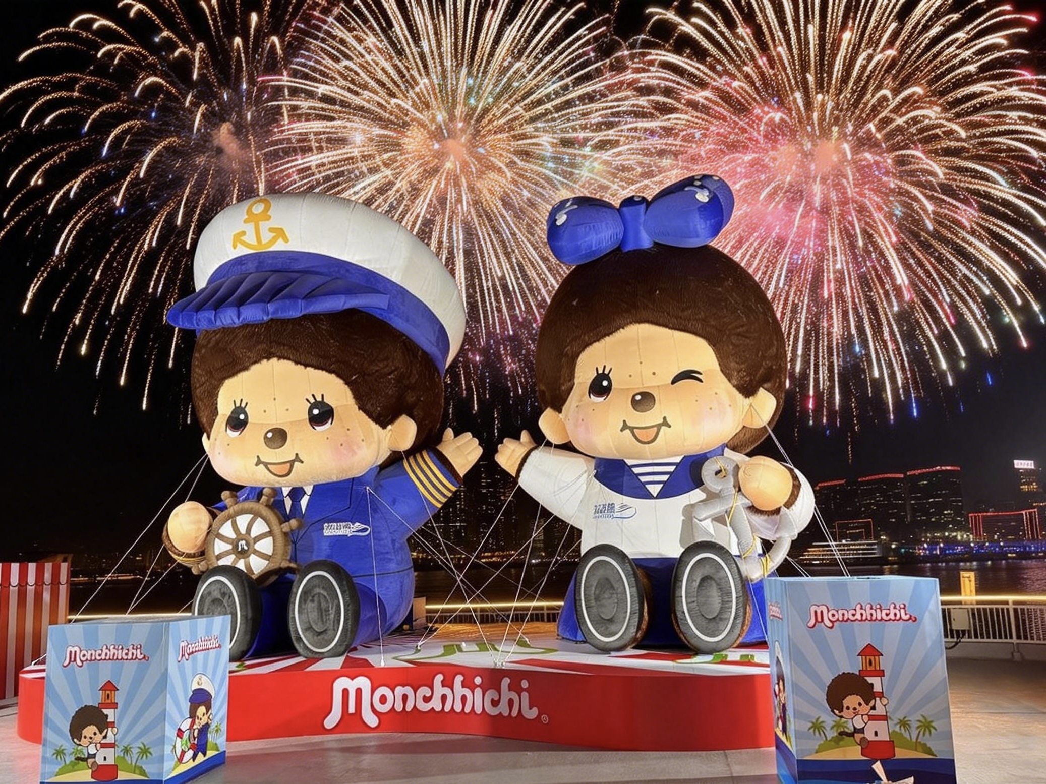 【Monchhichi陪你過馬年！維港煙花嘉年華套票火熱登場】睇住維港靚煙花玩餐飽