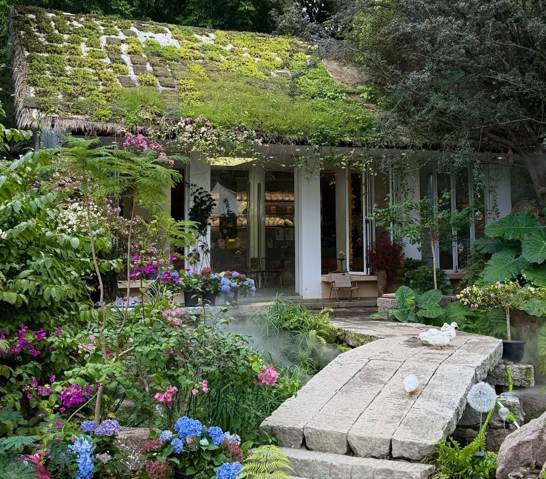 深圳新發現✨園博園裏的莫奈花園，推門皆是盎然綠意，仿佛闖入油畫裏~還有可愛的小動物在線營業！